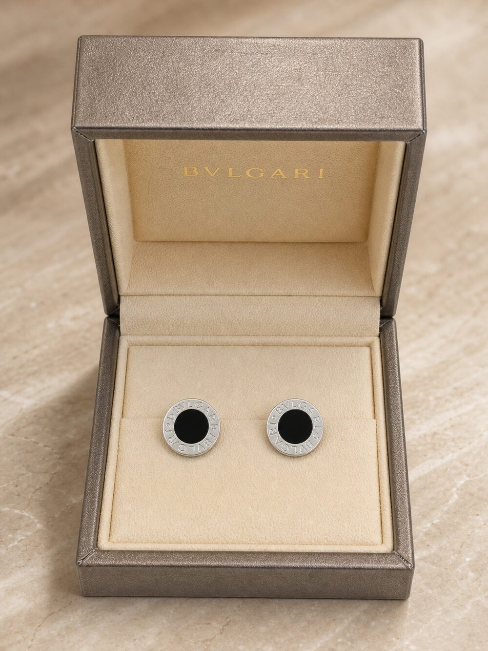 Bulgari Refined Statement Earrings Style 2 | New with Box - Picture 2 of 9
